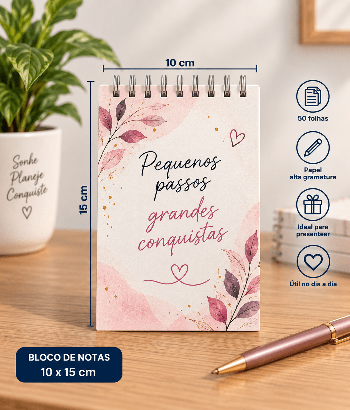 Bloco de Notas Personalizado - Tam A6