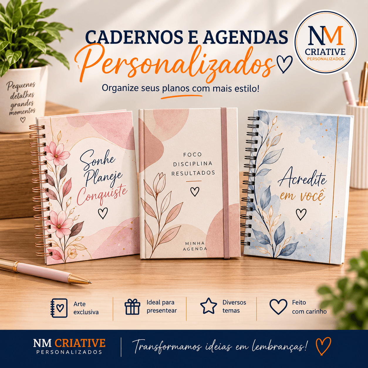 Cadernos/Agendas - Tam A5
